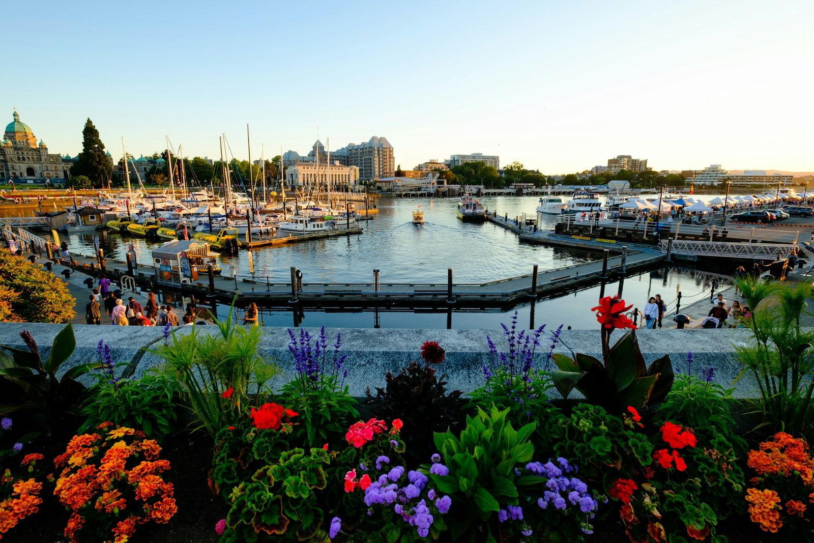 Victoria Inner Harbour and the BC Legislature